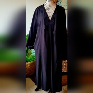 Elegant Black High-Low Women's Dress